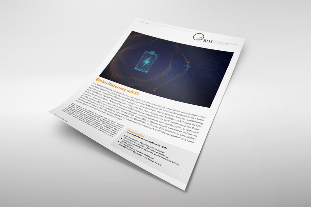 Insight Automotive Elektrifizierung mit KI